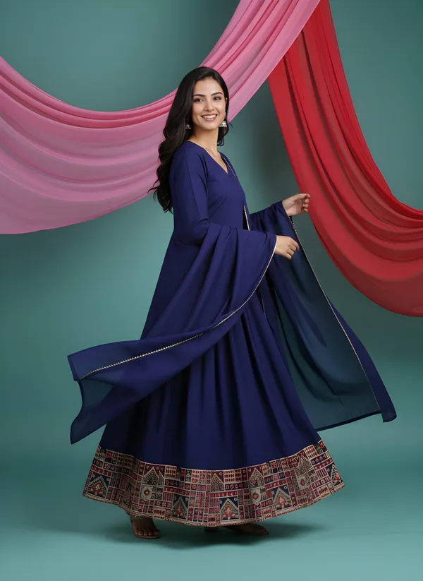 Women_Angrakha_Style_Anarkali_Kurta_with_Dupatta_Suit