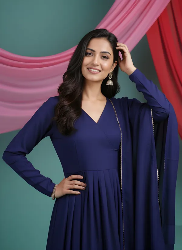 Women_Angrakha_Style_Anarkali_Kurta_with_Dupatta_Suit