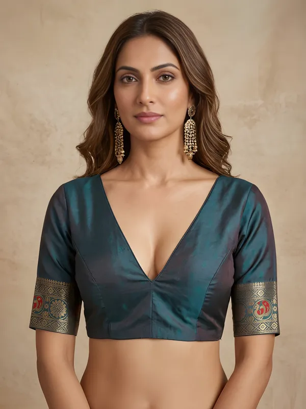 Women_Fancy_Banarasi_Saree_with_Golden_Zari_Work