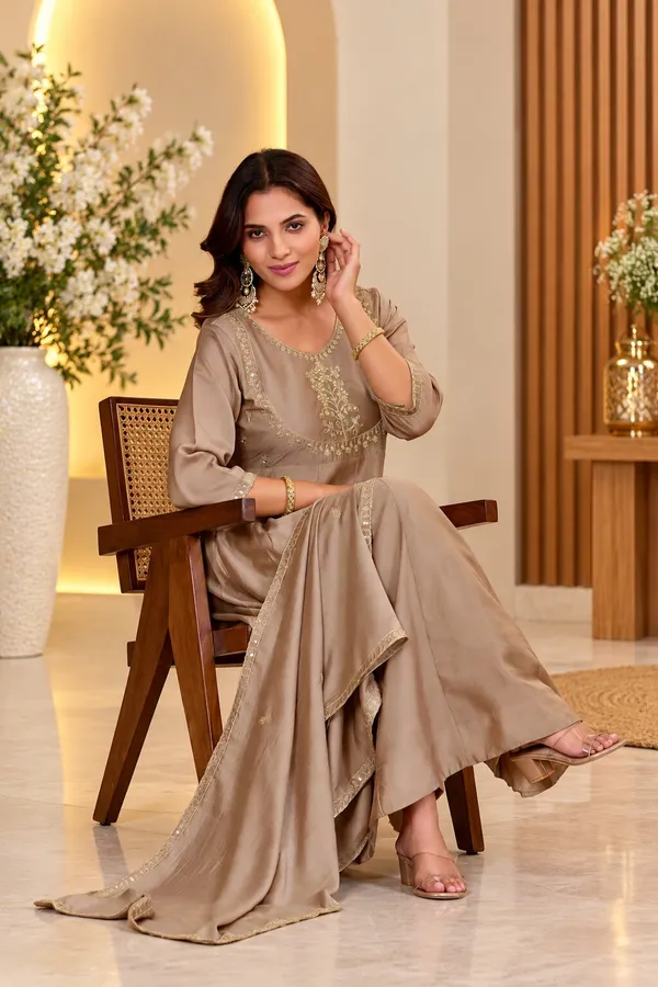 Women’s_Chiku_Vichitra_Silk_Embroidered_Anarkali_Kurta_Set_with_Dupatta