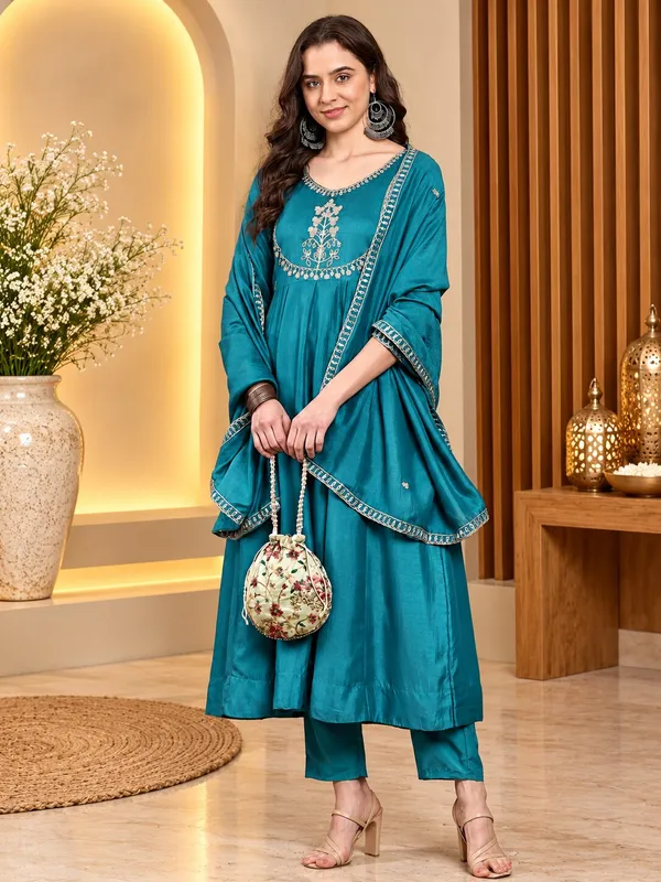 Women’s_Rama_Vichitra_Silk_Embroidered_Anarkali_Kurta_Set_with_Dupatta