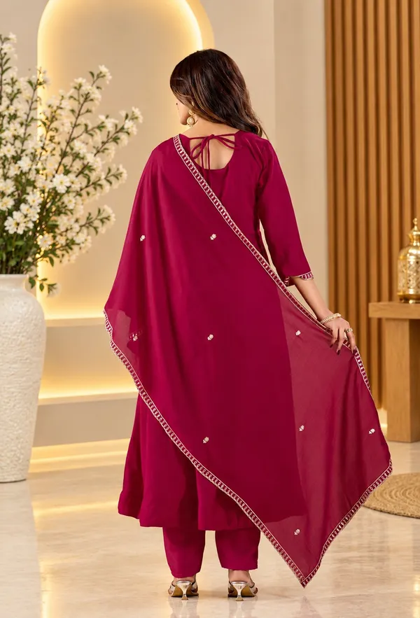 Women’s_Red_Vichitra_Silk_Embroidered_Anarkali_Kurta_Set_with_Dupatta
