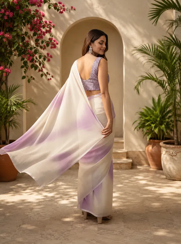 Lilac_Fendy_Chiffon_Ombre_Saree_With_Blouse_For_Women