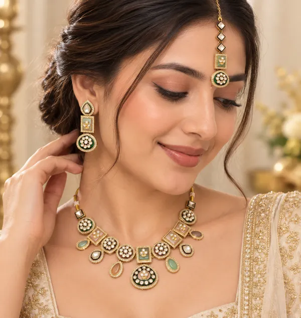 Gold_Brass_Kundan_Necklace_Set_For_Women