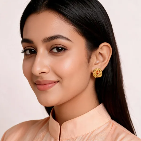 Gold_Brass_Floral_Motif_Traditional_Earrings_For_Women
