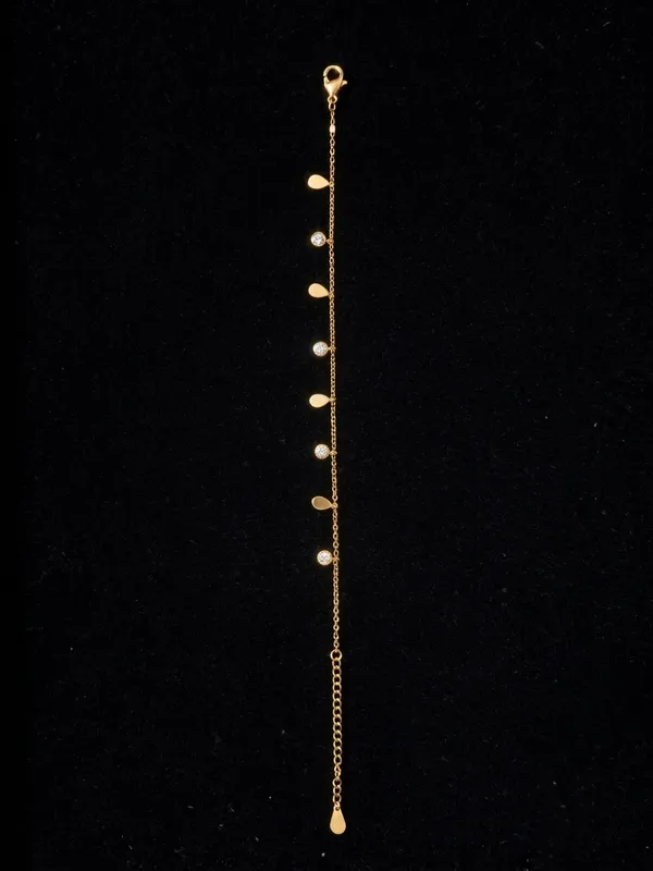 Gold_Stainless_Steel_Charm_Bracelet_For_Women