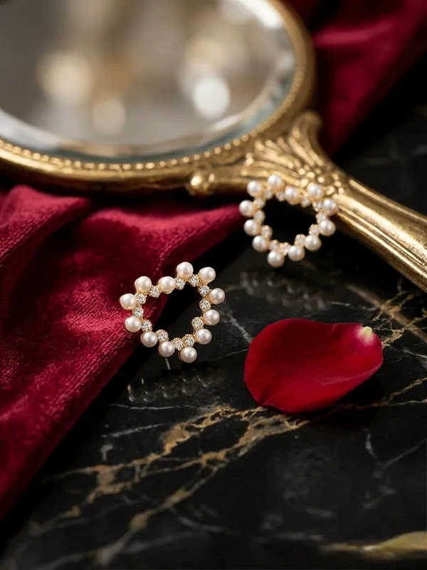 Gold_Alloy_Floral_Faux_Pearl_Stud_Earrings_For_Women
