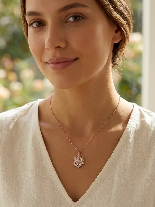 Rose_Gold_Stainless_Steel_Floral_Stone_Pendant_Necklace_For_Women