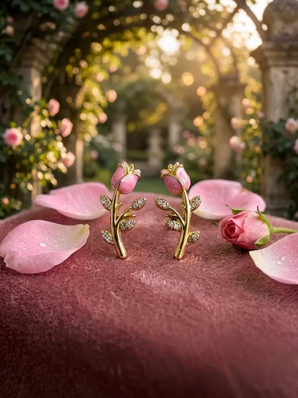 Gold_Alloy_Floral_Faux_Pearl_Stud_Earrings_For_Women