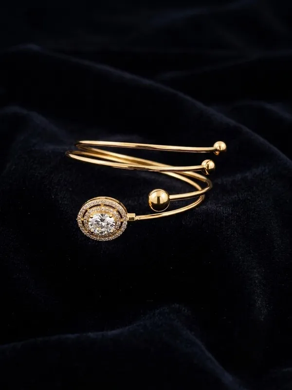 Gold_Red_Copper_Crystal_Open_Cuff_Bracelet_For_Women