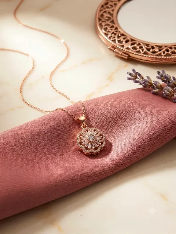Rose_Gold_Stainless_Steel_Floral_Pendant_Necklace_For_Women