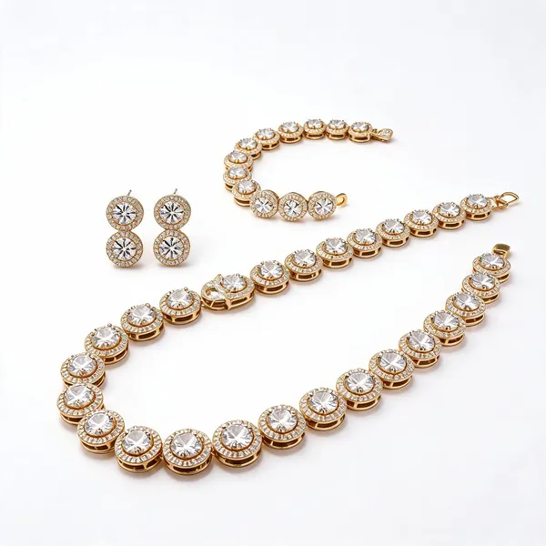 Gold_American_Diamond_Crystal_Necklace_Bracelet_Earrings_Set_For_Women