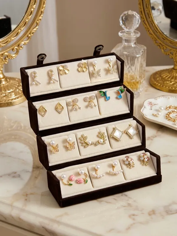 Gold_Alloy_Mixed_Style_Earrings_Set_For_Women