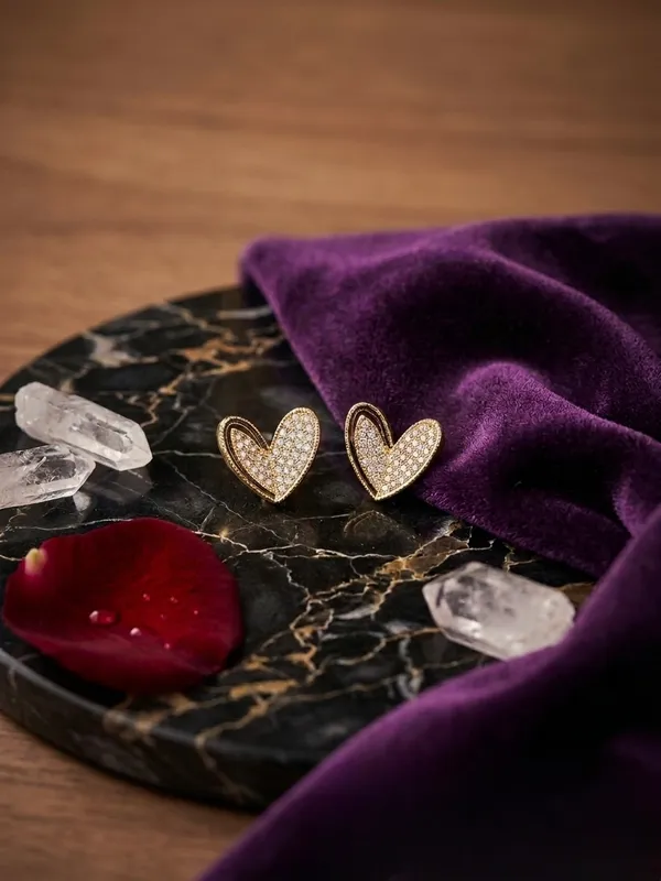 Gold_Alloy_Crystal_Heart_Teardrop_Stud_Earrings_For_Women