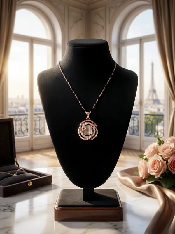 Rose_Gold_Stainless_Steel_Swirl_Statement_Pendant_Necklace_For_Women