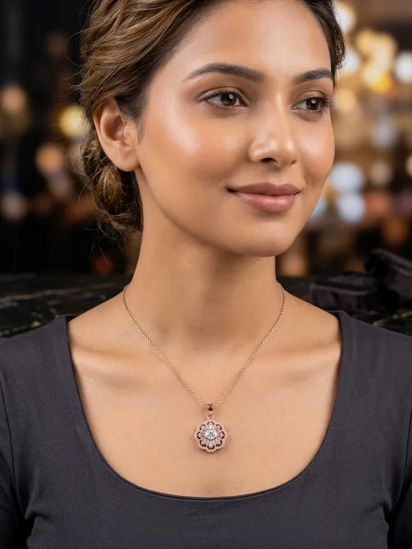 Rose_Gold_Stainless_Steel_Floral_Pendant_Necklace_For_Women