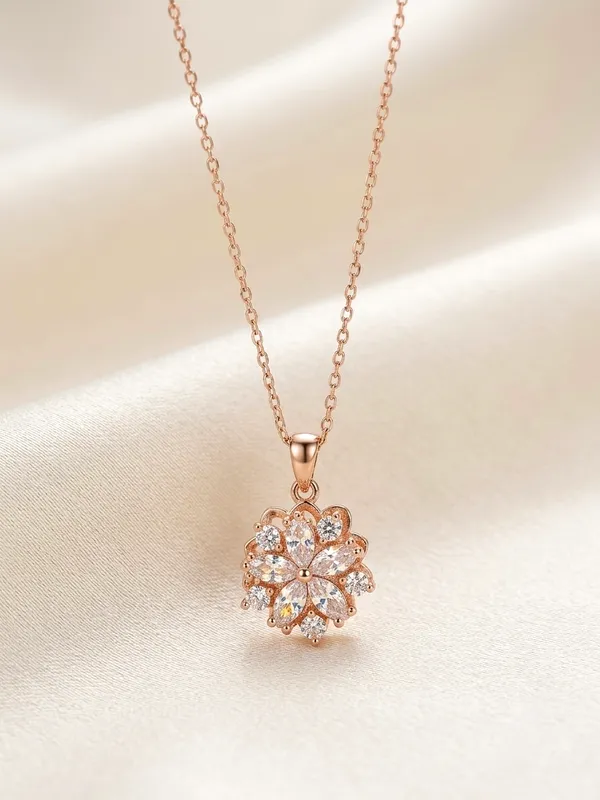 Rose_Gold_Stainless_Steel_Floral_Stone_Pendant_Necklace_For_Women