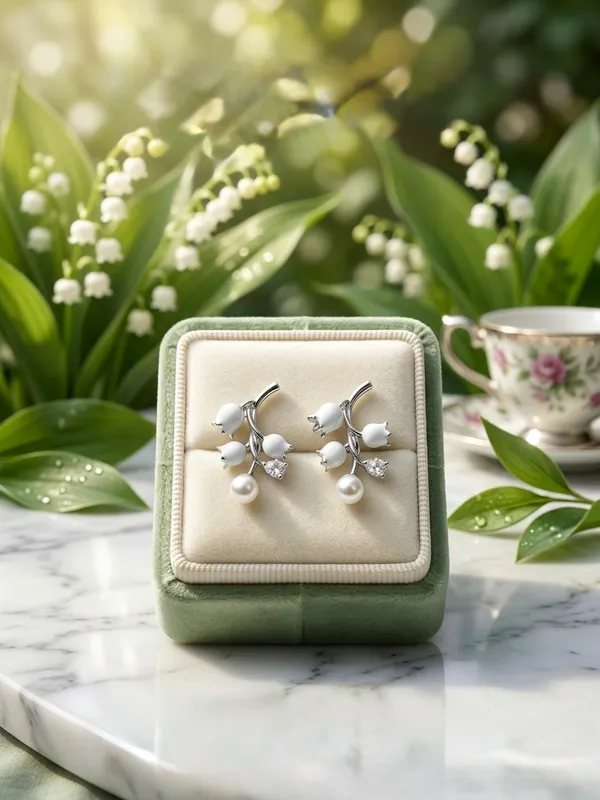 Gold_Alloy_Faux_Pearl_Bow_Drop_Earrings_For_Women