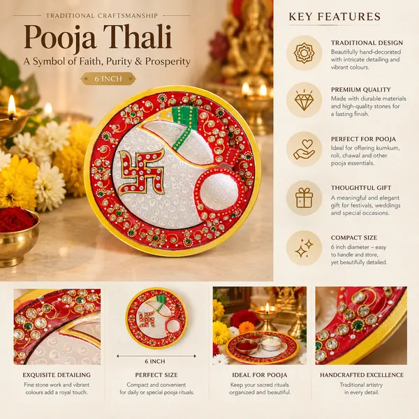 Heritage_Red_Swastik_Pooja_Thali