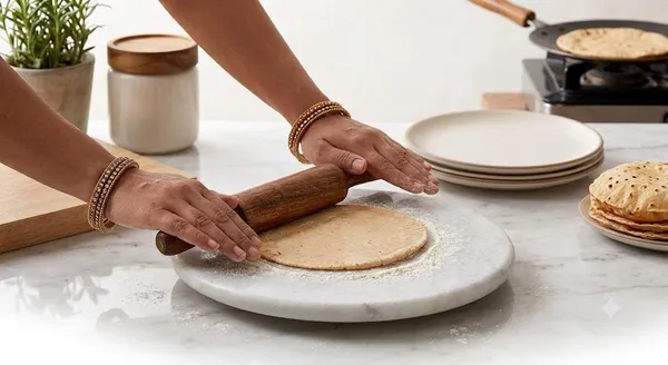 Premium_White_Marble_Chakla_Set_Roti_Rolling_Board_Non_Slip_Base_Ideal_For_Roti_Chapati_Puri_Paratha-1O_INCH