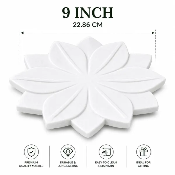 Marble_Lotus_Tray_For_Dry_Fruits_Handcrafted_White_Marble_Serving_Plate_Decorative_Centerpiece_9_Inch