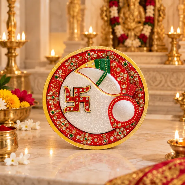 Heritage_Red_Swastik_Pooja_Thali