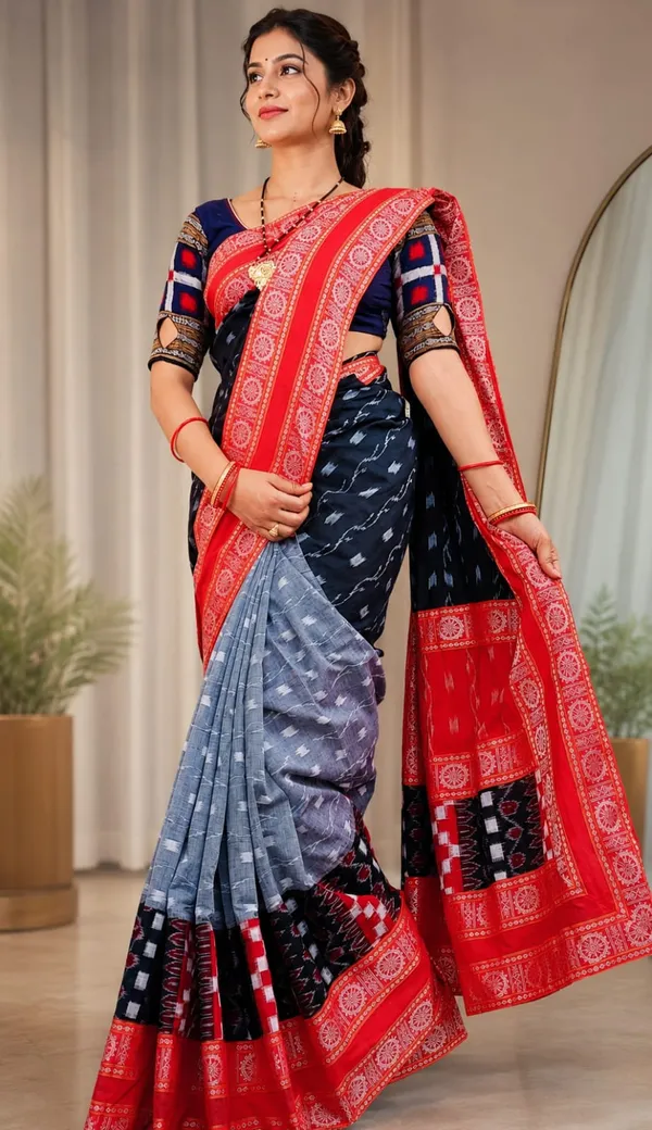 Multicolor_Cotton_Printed_Saree_For_Women