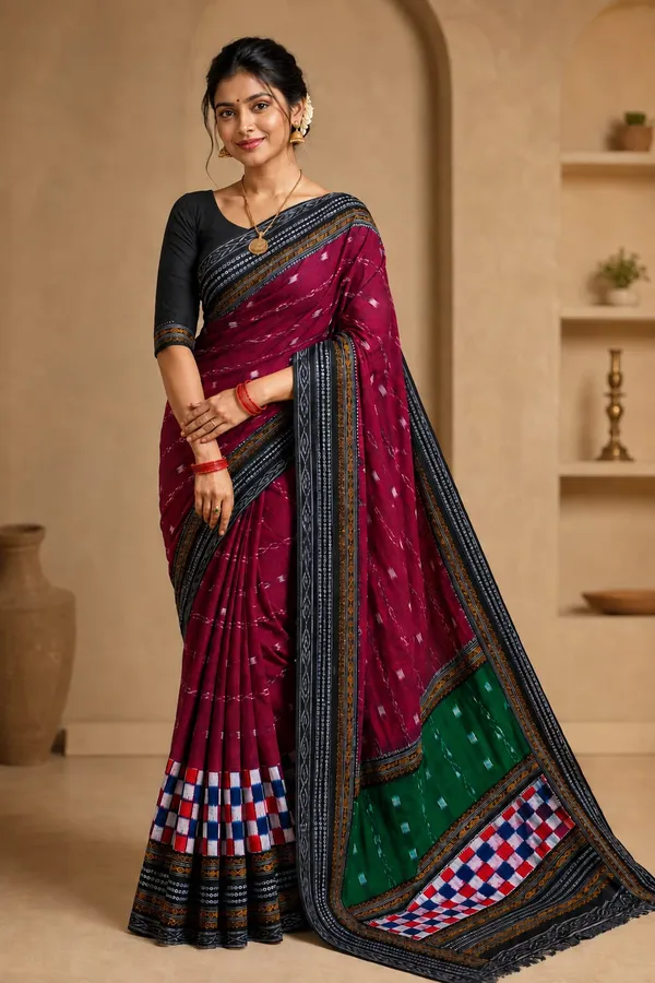 Multicolor_Cotton_Printed_Saree_For_Women