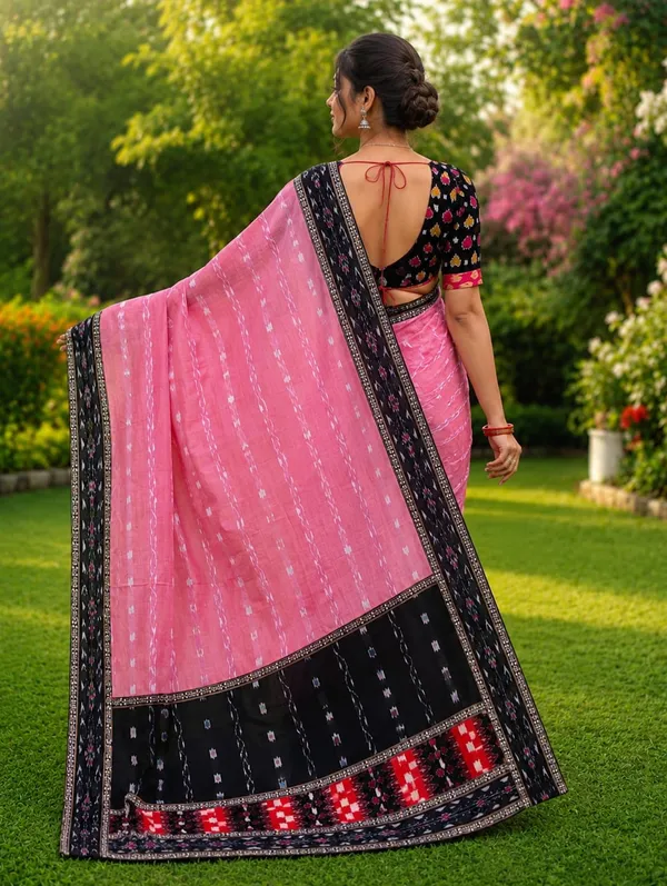 Pink_Cotton_Printed_Saree_For_Women
