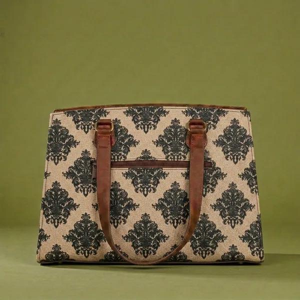 Brown_Canvas_Printed_Tote_Bag_For_Women