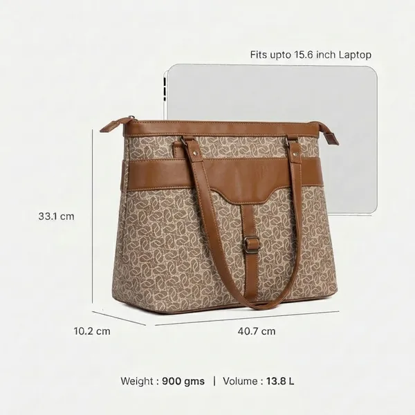 Brown_Printed_Tote_Bag_For_Women