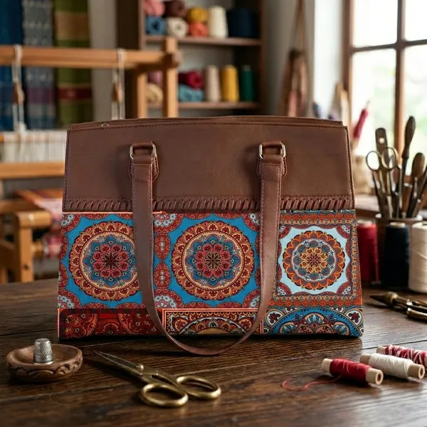 Brown_Printed_Tote_Bag_For_Women