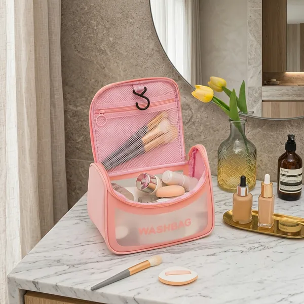 Pink_Travel_Wash_Bag_Organizer_For_Women