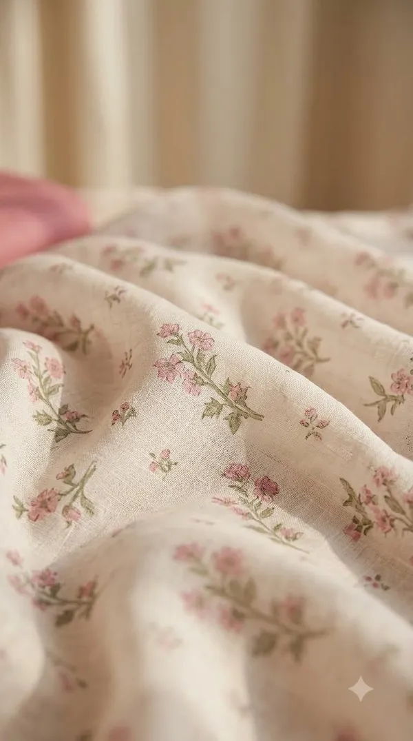 Cream_Floral_Print_Saree_For_Women