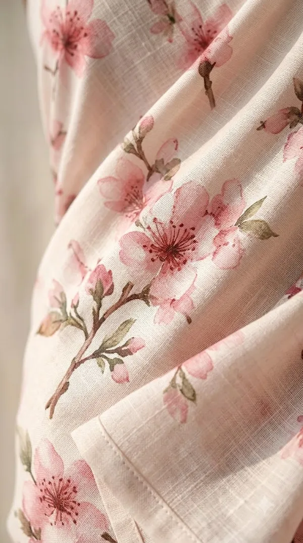 Cream_Floral_Print_Saree_For_Women