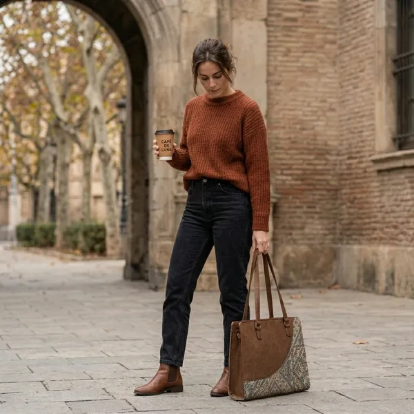 Brown_Printed_Fabric_Tote_Bag_For_Women