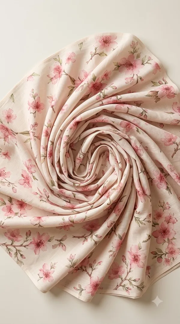 Cream_Floral_Print_Saree_For_Women