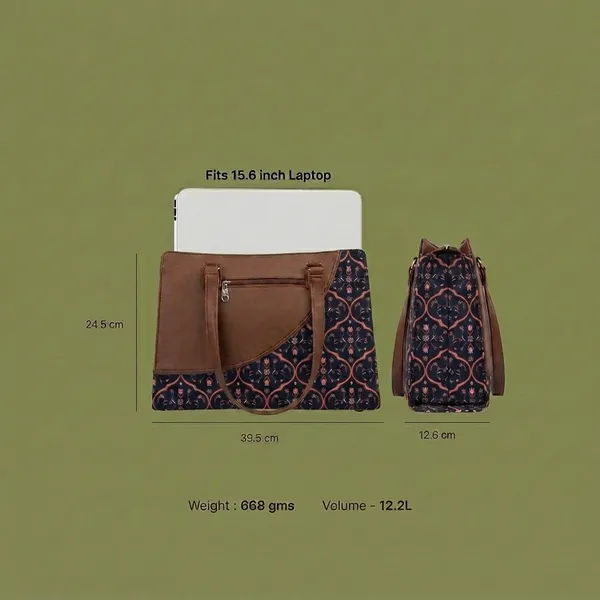 Brown_Synthetic_Leather_Printed_Tote_Bag_For_Women