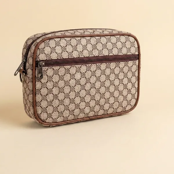 Beige_Jute_Patterned_Cosmetic_Bag_For_Women