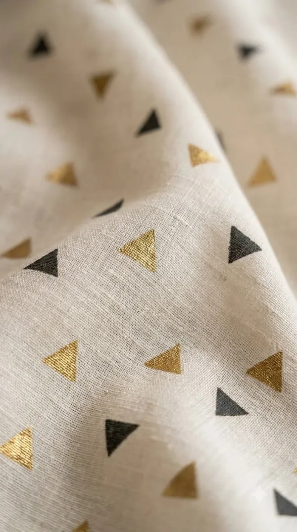 White_Cotton_Geometric_Print_Saree_For_Women