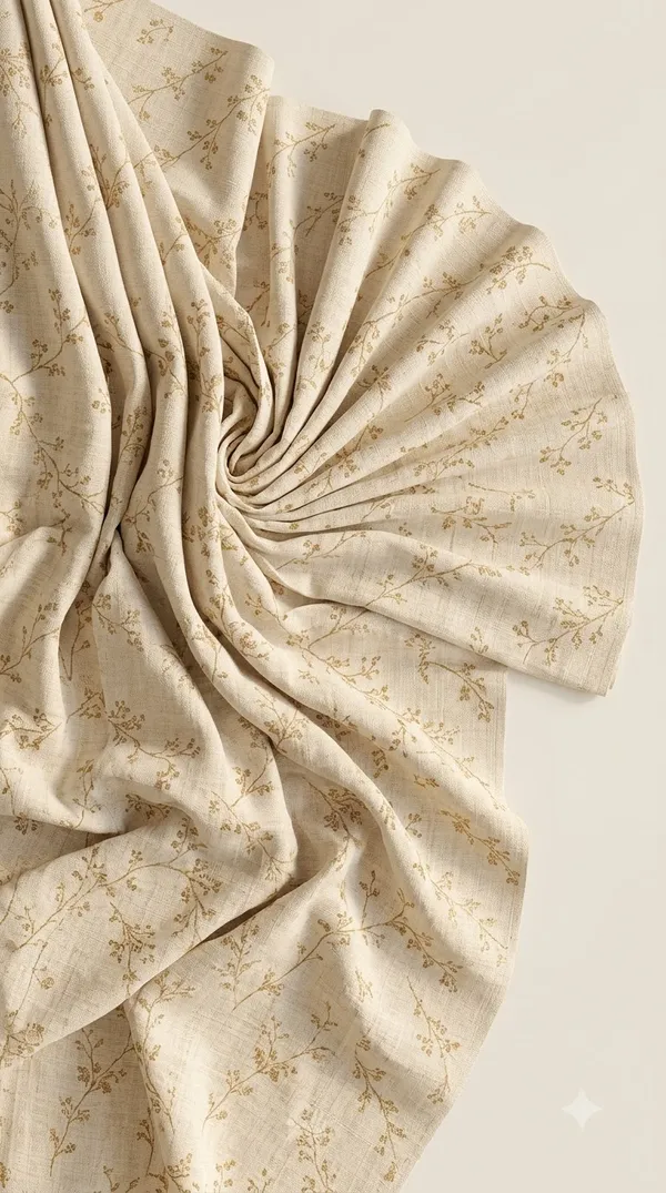 Cream_Textured_Floral_Print_Saree_For_Women