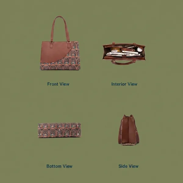 Brown_Faux_Leather_Printed_Tote_Bag_For_Women