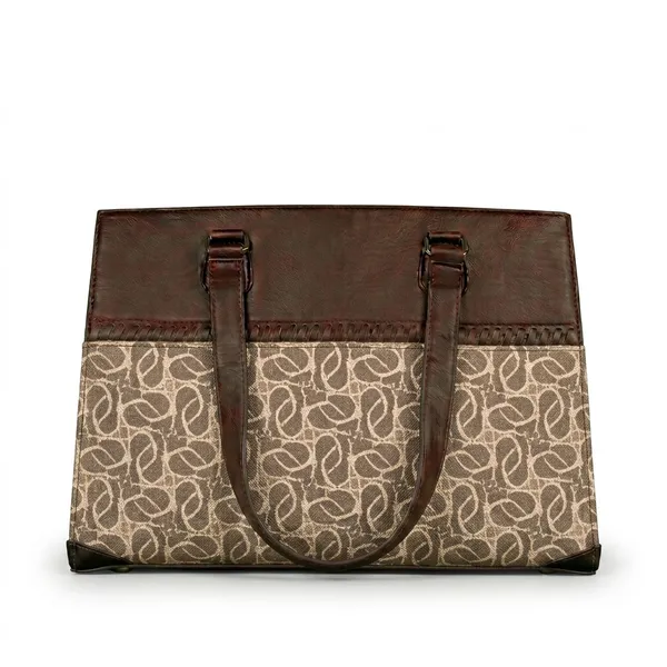 Brown_Patterned_Tote_Bag_For_Women