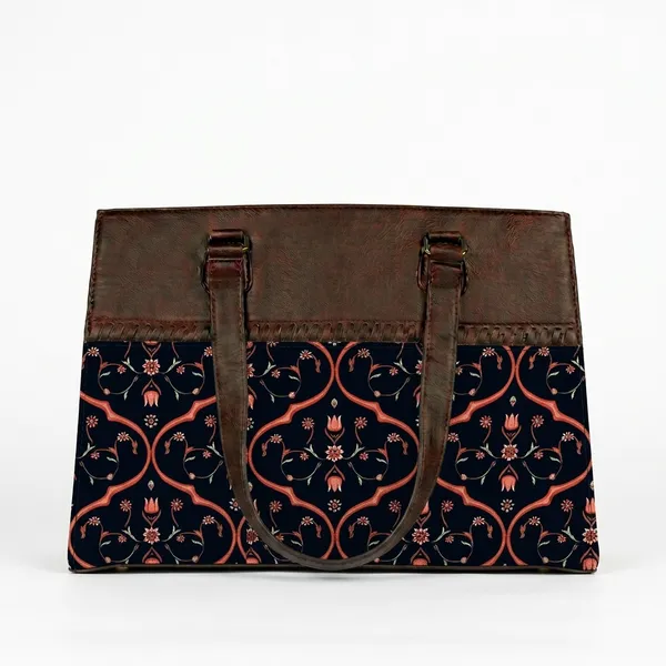 Brown_Printed_Tote_Bag_For_Women