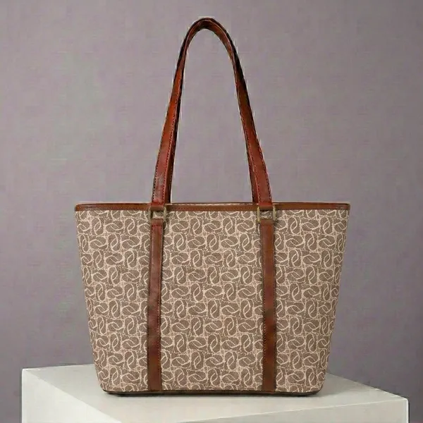 Beige_Printed_Structured_Tote_Bag_For_Women