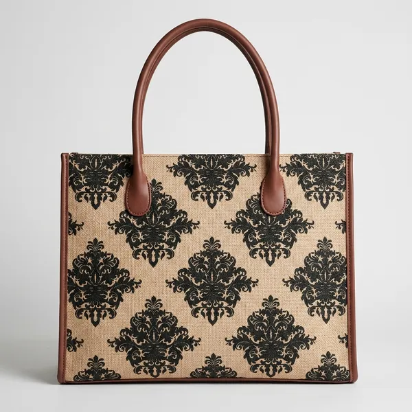 Beige_Fabric_Printed_Tote_Bag_For_Women