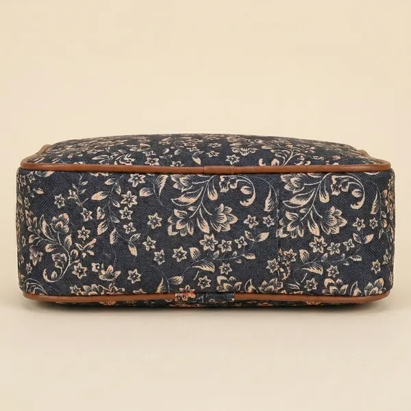 Black_Jute_Floral_Print_Cosmetic_Bag_For_Women