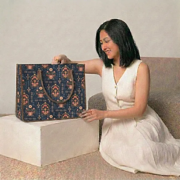 Blue_Printed_Tote_Bag_For_Women