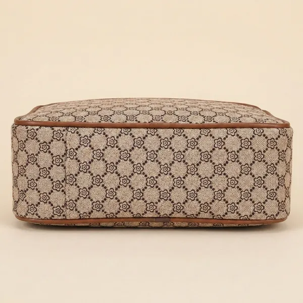 Beige_Jute_Patterned_Cosmetic_Bag_For_Women
