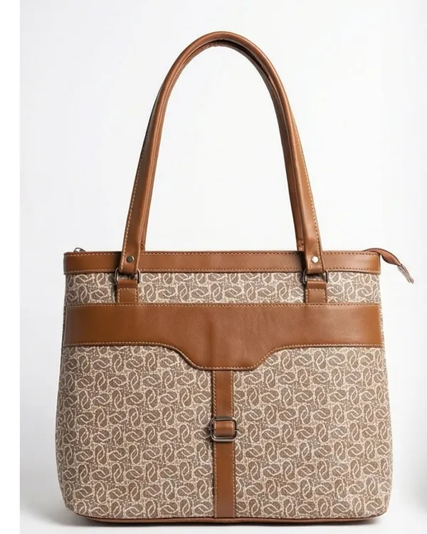 Brown_Printed_Tote_Bag_For_Women